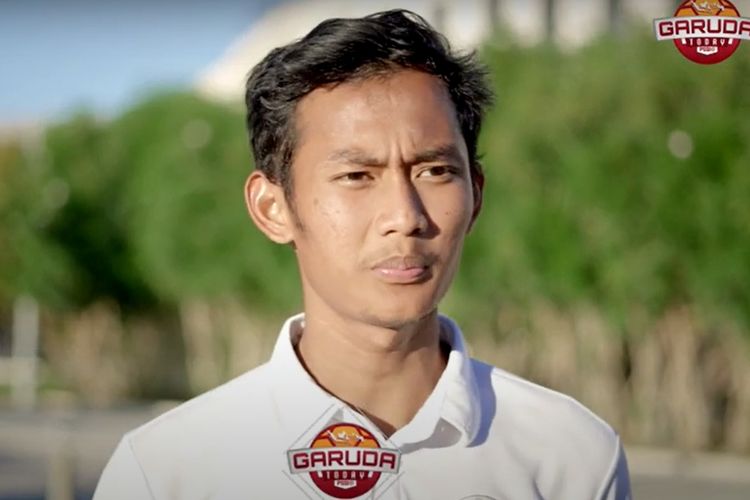 Gelandang timnas U19 Indonesia, Mohammad Kanu Helmiawan.