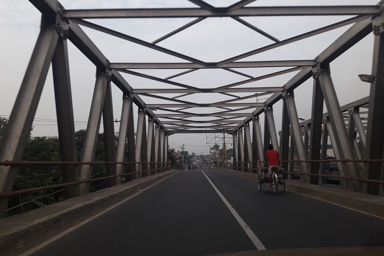 Jembatan Comal, Pemalang menuju Pekalongan, Rabu (13/6/2018).