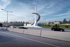 Tugu di Simpang Susun Tol Madiun Disebut Mirip Palu Arit, Ini Penjelasan JNK