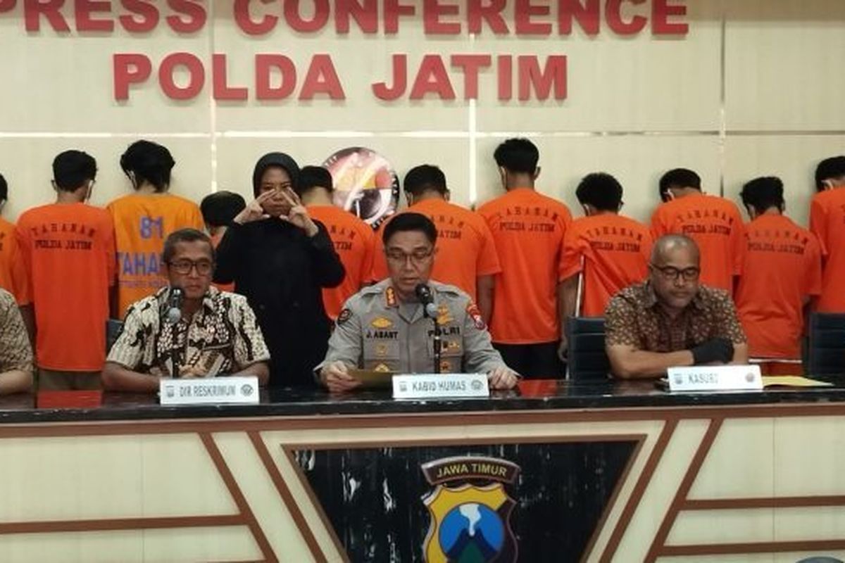 Satu keluarga asal Malang jadi komplotan curanmor diamankan Polda Jatim, Jumat (1/8/2025).