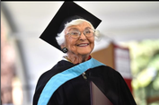 Kisah Nenek Berusia 105 Tahun Raih Gelar Master dari Stanford, Kuliah sejak Perang Dunia II