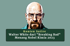 INFOGRAFIK: Konten Satire, Walter White dari "Breaking Bad" Menang Nobel Kimia 2023