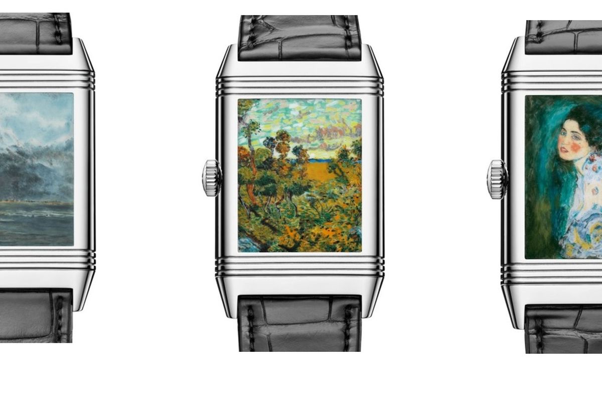 Arloji Jaeger-LeCoultre Reverso Tribute Enamel Hidden Treasures