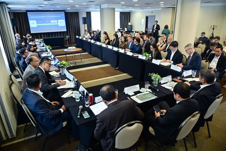 Konferensi Perubahan Iklim PBB COP30 di Brasil, Sabtu (8/11/2025). 