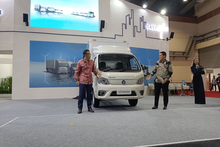Foton Indonesia rilis mobil niaga listrik baru di Giicomvec 2024