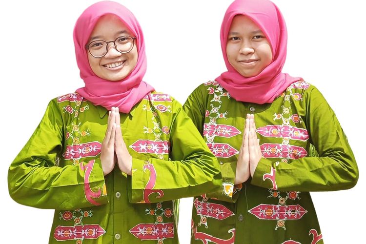 dua pelajar SMAN I Nunukan, Putri Adinda Irmayanti dan Nadia Aulia raih medali emas KoPSI 2021 bidang MST. Batik UruNgauwit buatannya terpilih mewakili Indonesia di ISEF 2022 yang akan digelar di Atlanta USA