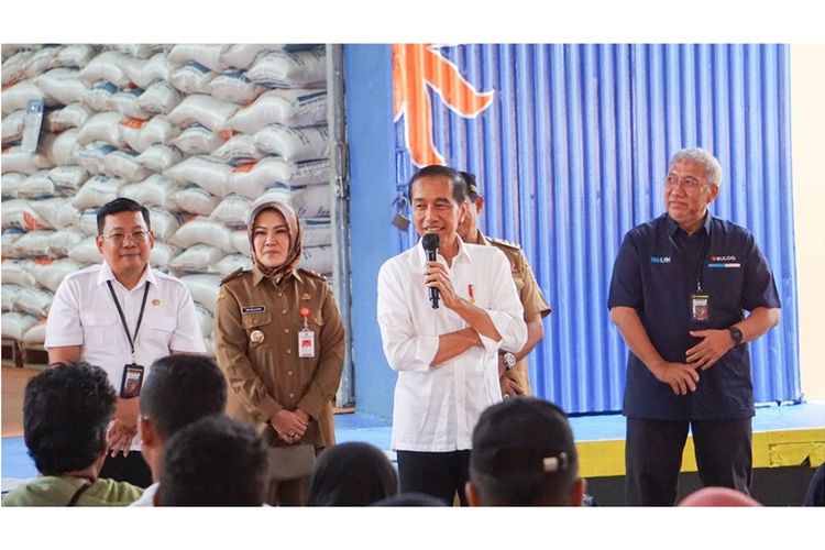 Jokowi sebut Bantuan Pangan untuk meningkatkan kesejahteraan masyarakat.