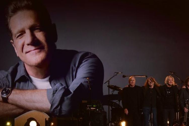 The Eagles tampil di panggung Grammy Award ke-58 di Los Angeles, California, Senin (15/2/2016).