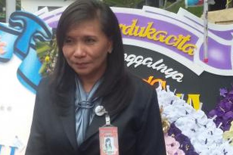 Siti Sapurah, anggota P2TP2A Kota Depansar. 