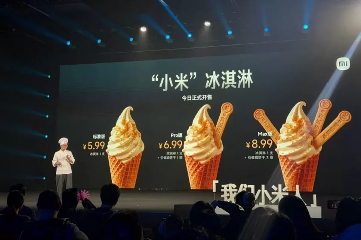 Xiaomi Gelar Peluncuran Es Krim Standard, Pro, dan Max, Ini Bedanya