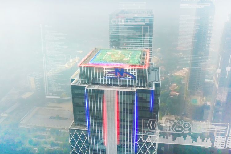 Kantor pusat PT Nusantara Infrastructure Tbk di Equity Tower, Jakarta