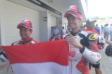 Irfan-Rheza Juara, Bendera Indonesia Berkibar di Sirkuit Suzuka