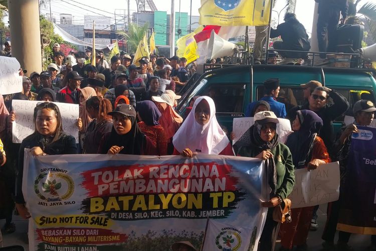 Petani Jember Kembali Resah, Ada Pematokan di Rencana Lahan Batalyon TP Silo, Bupati-DPRD Buka Suara
