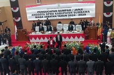 45 Anggota DPRD Kabupaten Sumbawa Dilantik, Kader PKS Pimpin Dewan