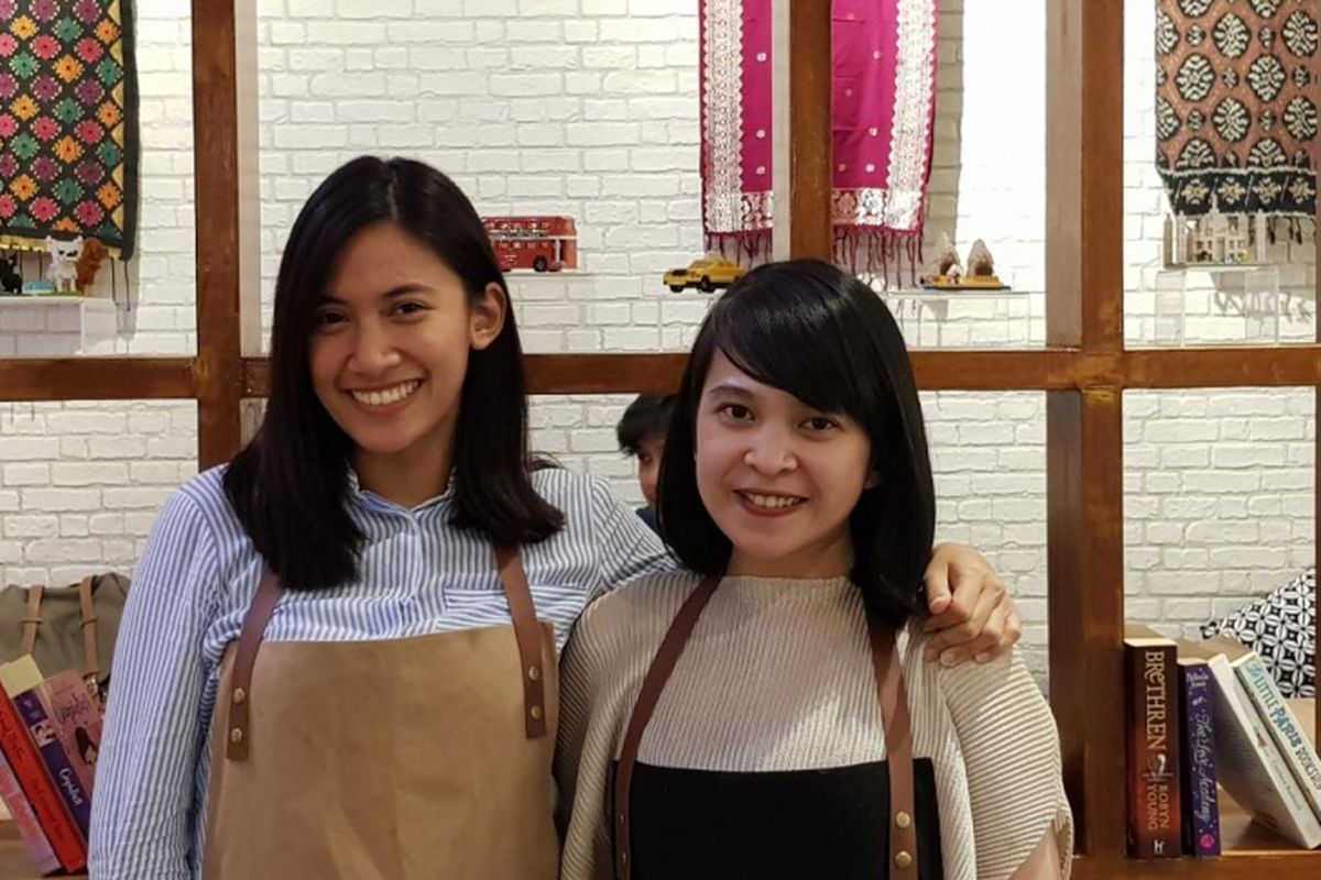 Dua pendiri Kopi Nyai, Ratu Nabilla (30) dan Indah Rizki (30).