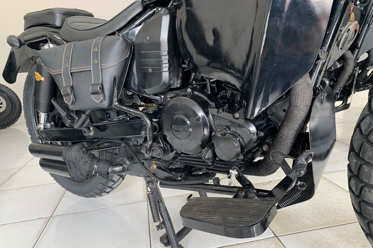 Motor custom garapan Gims Garage umumnya mengusung basis motor Yamaha Byson.