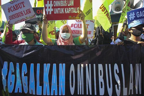 Serikat Pekerja Afiliasi NU Minta Jokowi Terbitkan Perppu Pembatalan UU Cipta Kerja
