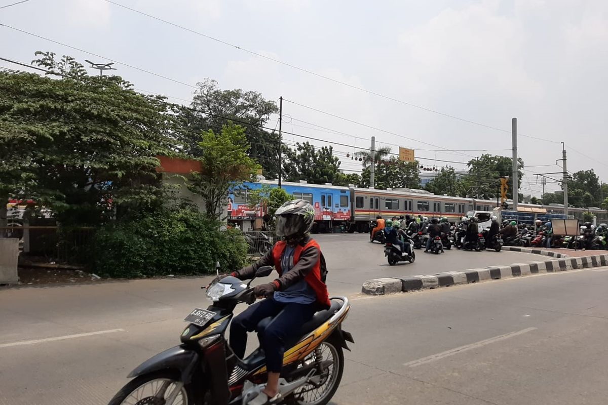 Kondisi putaran Poltangan, Tanjung Barat, Jakarta Selatan, Rabu (20/11/2019)