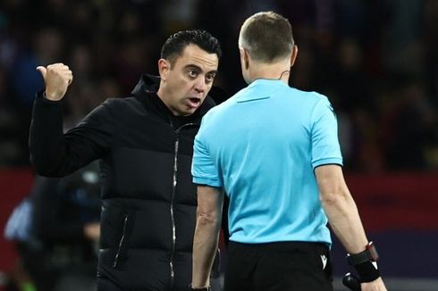 Barcelona Disingkirkan PSG dari Liga Champions, Xavi Salahkan Wasit