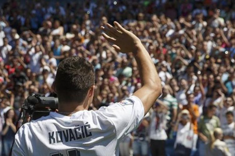 Gelandang baru Real Madrid, Mateo Kovacic.