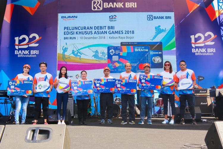 Launcing Debit BRI Edisi Khusus Asian Games 2018  bersamaan dengan event BRI RUN Bogor Series 2017 di Istana Bogor.