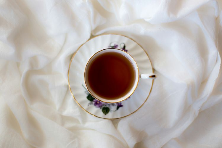 Ilustrasi teh hitam. Minum teh hitam membantu meningkatkan fokus.