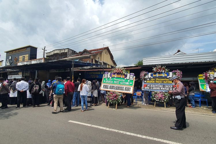 Suasana rumah duka F (12) di Kalurahan Ngawu, Playen, Gunungkidul, Rabu (9/11/2022)