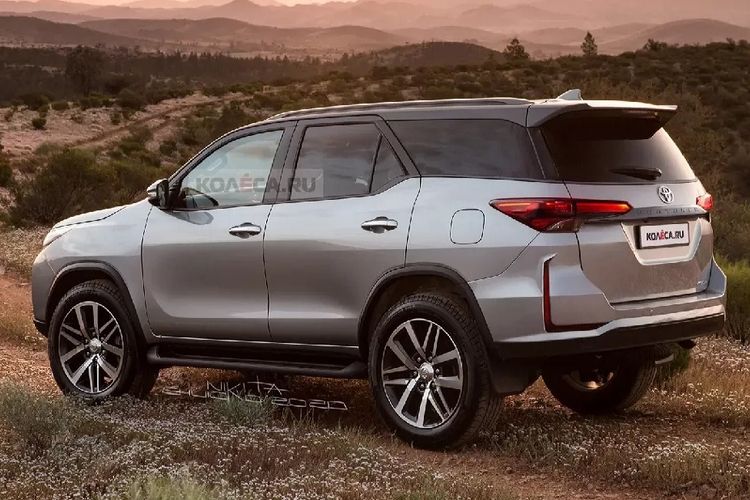 Hasil olah digital Toyota Fortuner facelift