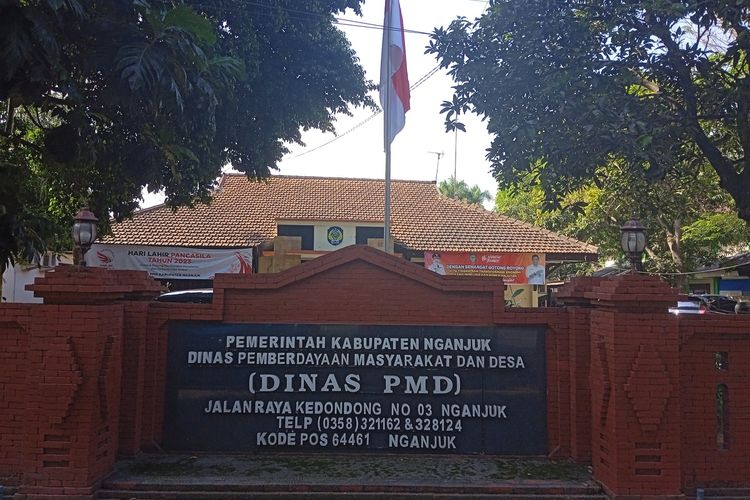 Caption: Kantor Dinas PMD Kabupaten Nganjuk