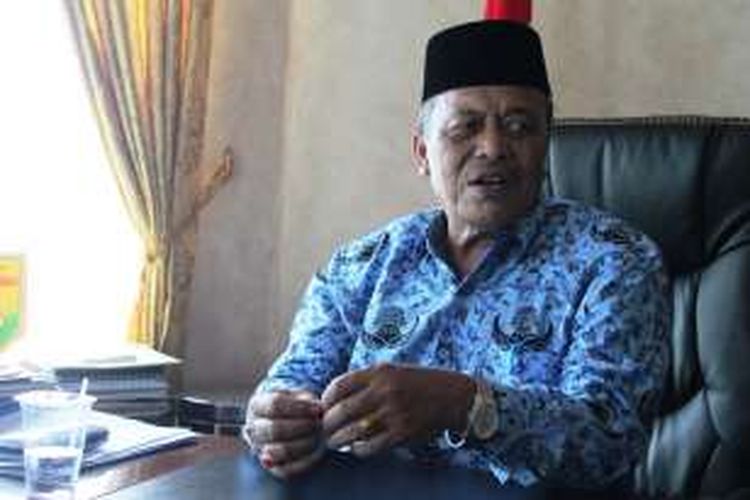 Pelaksana Tugas Bupati Bener Meriah, Aceh, Rusli M Saleh dalam sebuah sesi wawancara baru-baru ini.