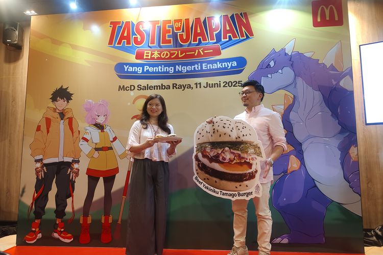 McDonald's Indonesia menu Taste of Japan mulai 2 Juni sampai 13 Juli 2025, di Jakarta Pusat, Rabu (11/6/2025). 
