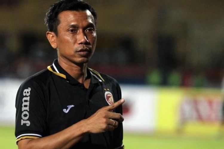 Pelatih kepala Sriwijaya FC, Widodo C Putro. 