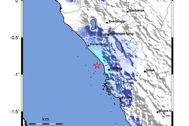 Gempa 4,5 M Guncang Padang Pariaman, BMKG: Akibat Aktivitas Zona Subduksi