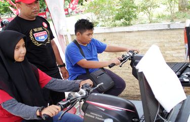 AHM Tebar Virus "Cari Aman" pada Kompetisi Basket