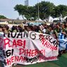 Sambil Kibarkan Bendera, Sekitar 300 Peserta Aksi Mahasiswa Bergerak Menuju Gedung DPR
