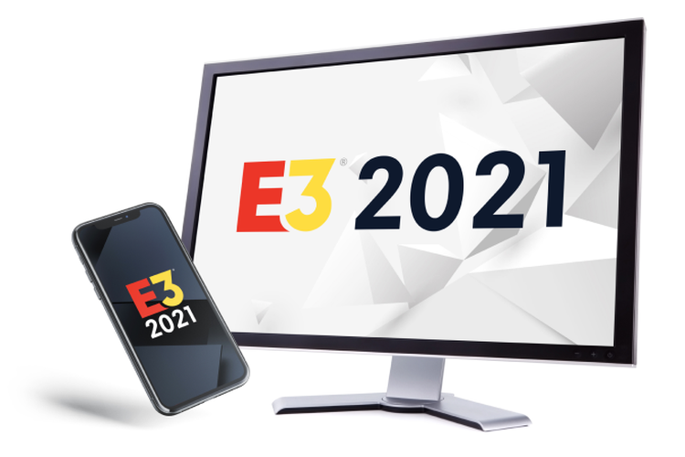 Ilustrasi pameran game E3 2021 yang bakal digelar secara online.