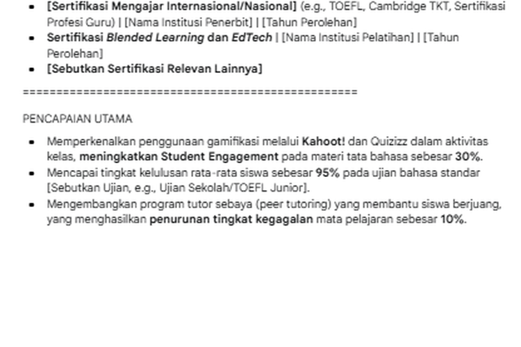 Hasil CV generated AI Teacher Educator (2)
