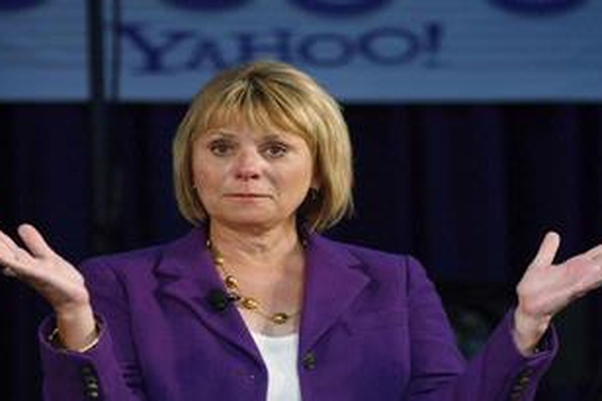 CEO Yahoo! Carol Bartz.