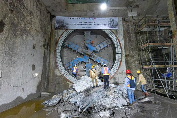 Stasiun Monas dan Stasiun Thamrin tersambung