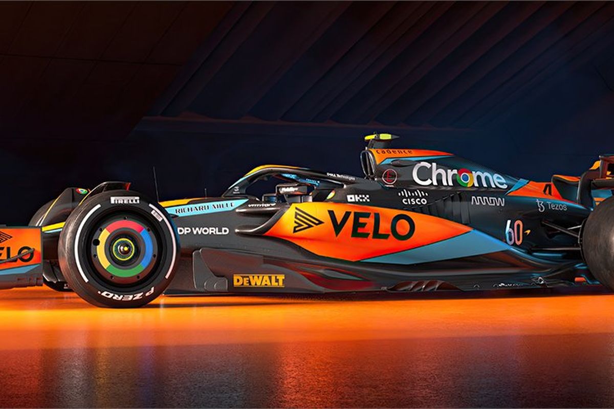 Mobil baru McLaren, MCL60 yang akan digunakan untuk kompetisi F1 2023