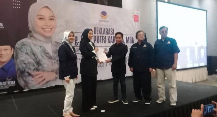 Nasdem Resmi Usung Putri Karlina pada Pilkada Garut