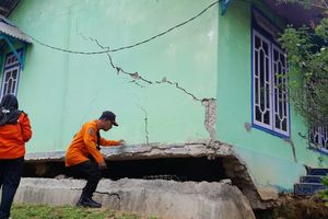 Bencana Tanah Bergerak Landa Wonosobo, 19 Rumah Rusak Parah
