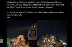 Viral, Foto KA Sancaka Tabrak Truk di Sragen, Ini Kata KAI