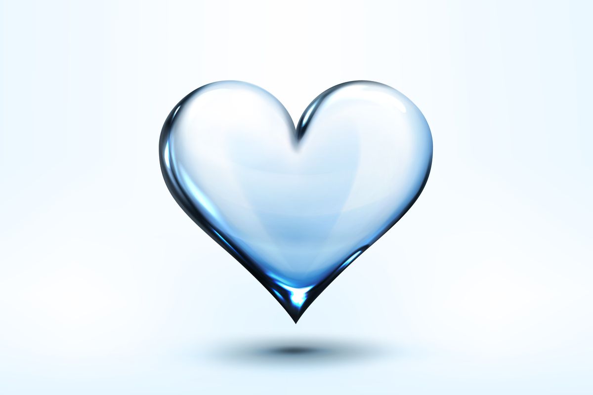 Ilustrasi hati yang bersih