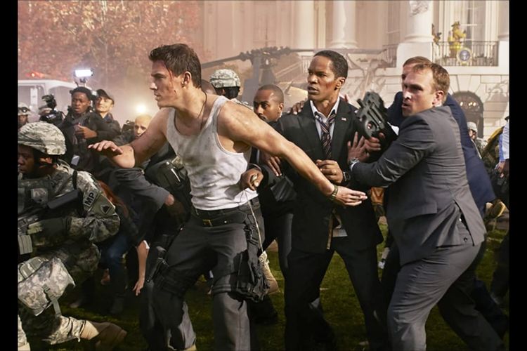 Cuplikan adegan film White House Down (2013), tayang malam ini Selasa (28/07/2020) di Trans TV