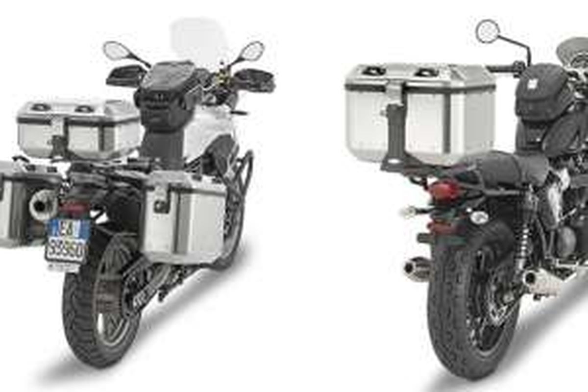 GIVI Trekker Dolomiti top case cocok untuk semua motor adventure.