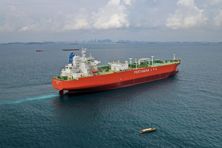 Kapal tanker PT Pertamina International Shipping (PIS).