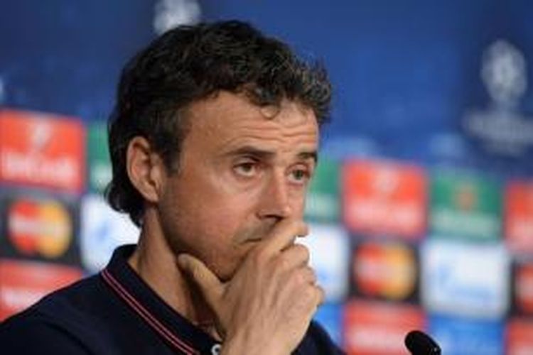 Pelatih Barcelona, Luis Enrique.