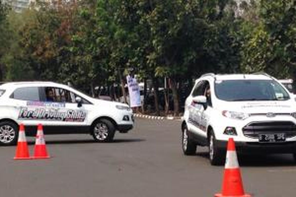 Ford Driving Skill For Life yang diadakan di pelataran partkir JI Expo Kemyoran.