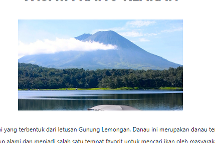 Ranu Klakah, Lumajang, Jawa Timur